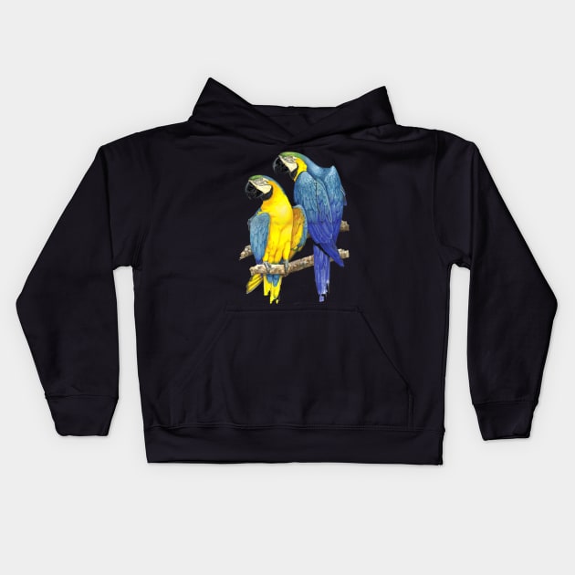 Brazilian Parrot Kids Hoodie by BambooBox